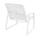 Compamia Pacific Club Arm Chair in Black/Dark Gray/Taupe/White Frame- Set of two