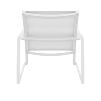Compamia Pacific Club Arm Chair in Black/Dark Gray/Taupe/White Frame- Set of two