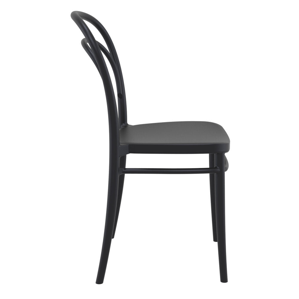 Compamia Marie Resin Outdoor Chair Black/Olive Green/White - Set of 2