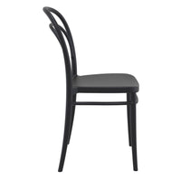 Compamia Marie Resin Outdoor Chair Black/Olive Green/White - Set of 2