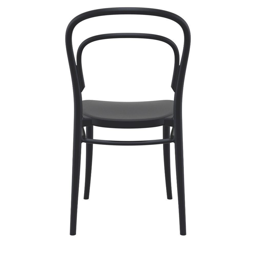 Compamia Marie Resin Outdoor Chair Black/Olive Green/White - Set of 2