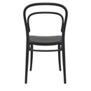 Compamia Marie Resin Outdoor Chair Black/Olive Green/White - Set of 2