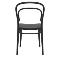 Compamia Marie Resin Outdoor Chair Black/Olive Green/White - Set of 2