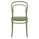 Compamia Marie Resin Outdoor Chair Black/Olive Green/White - Set of 2