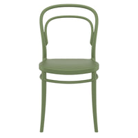 Compamia Marie Resin Outdoor Chair Black/Olive Green/White - Set of 2