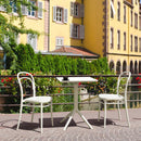 Compamia Marie Resin Outdoor Chair Black/Olive Green/White - Set of 2
