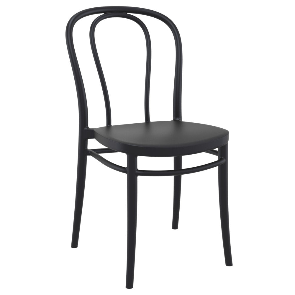 Compamia Victor Resin Outdoor Chair Black/Dark Gray/Taupe/Olive Green/White - Set of 2