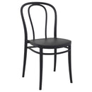 Compamia Victor Resin Outdoor Chair Black/Dark Gray/Taupe/Olive Green/White - Set of 2