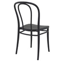 Compamia Victor Resin Outdoor Chair Black/Dark Gray/Taupe/Olive Green/White - Set of 2