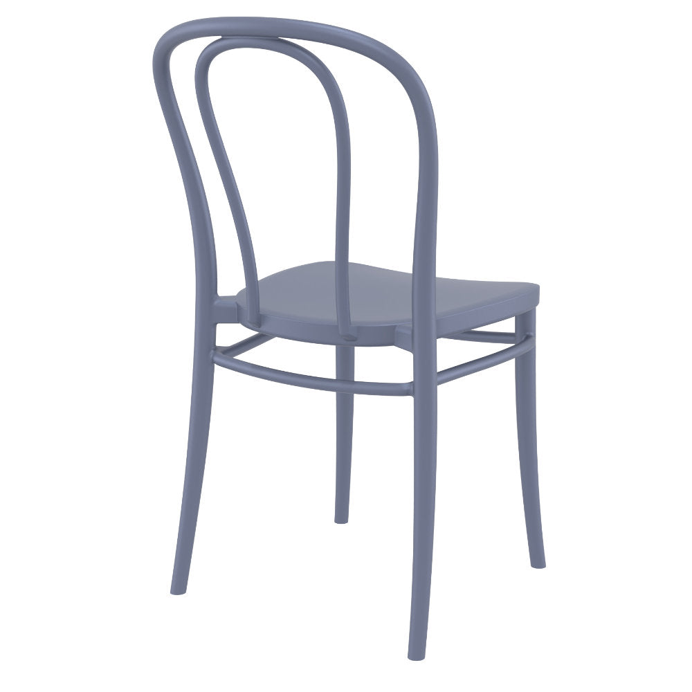 Compamia Victor Resin Outdoor Chair Black/Dark Gray/Taupe/Olive Green/White - Set of 2