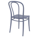 Compamia Victor Resin Outdoor Chair Black/Dark Gray/Taupe/Olive Green/White - Set of 2