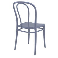 Compamia Victor Resin Outdoor Chair Black/Dark Gray/Taupe/Olive Green/White - Set of 2