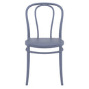 Compamia Victor Resin Outdoor Chair Black/Dark Gray/Taupe/Olive Green/White - Set of 2
