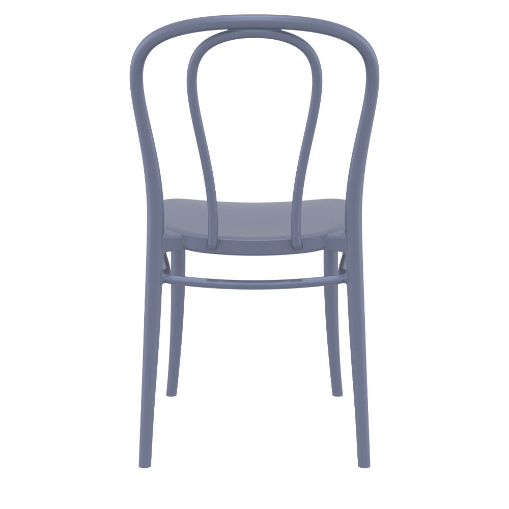 Compamia Victor Resin Outdoor Chair Black/Dark Gray/Taupe/Olive Green/White - Set of 2