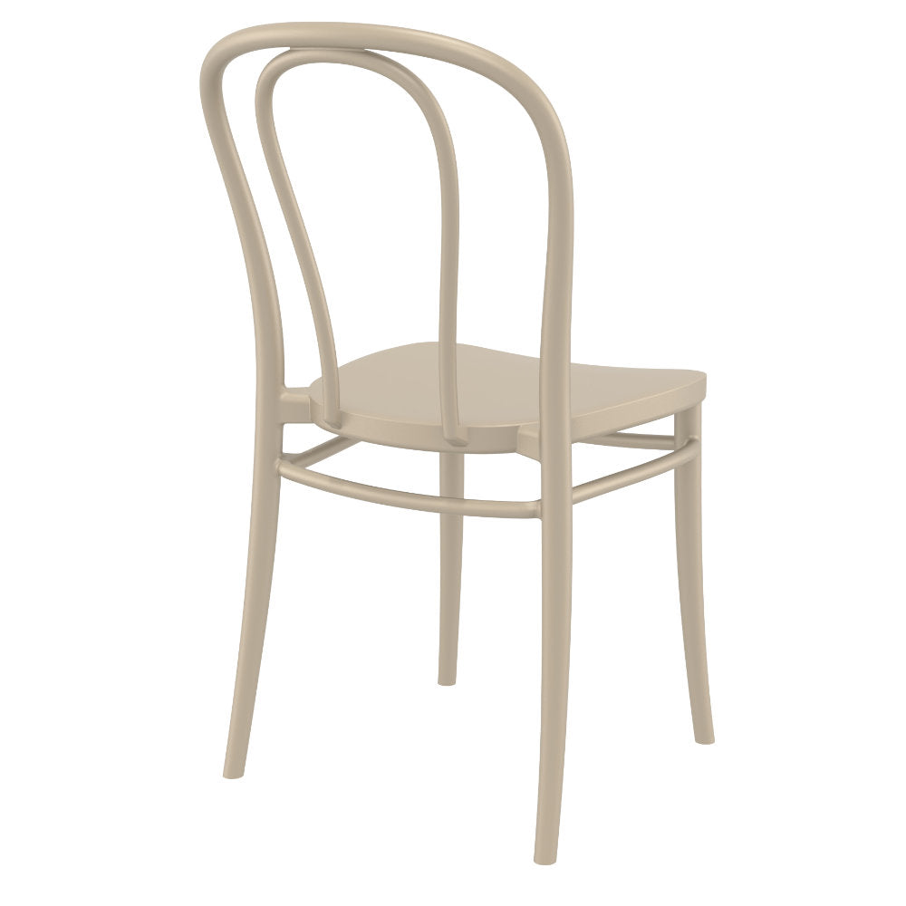 Compamia Victor Resin Outdoor Chair Black/Dark Gray/Taupe/Olive Green/White - Set of 2