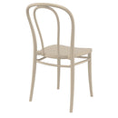 Compamia Victor Resin Outdoor Chair Black/Dark Gray/Taupe/Olive Green/White - Set of 2