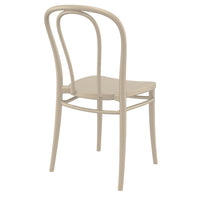 Compamia Victor Resin Outdoor Chair Black/Dark Gray/Taupe/Olive Green/White - Set of 2