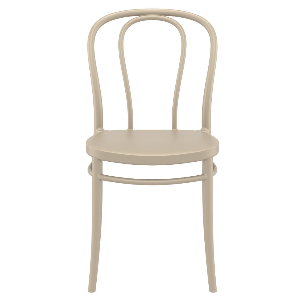 Compamia Victor Resin Outdoor Chair Black/Dark Gray/Taupe/Olive Green/White - Set of 2