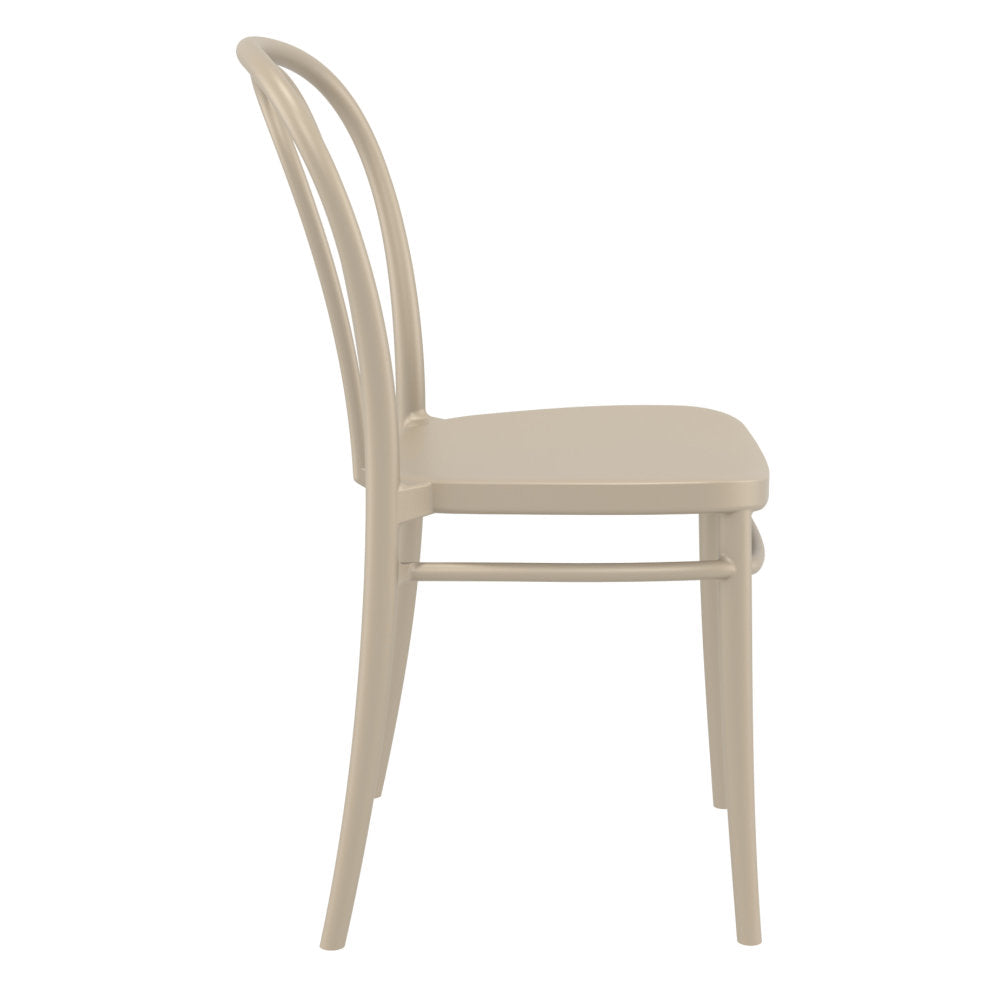 Compamia Victor Resin Outdoor Chair Black/Dark Gray/Taupe/Olive Green/White - Set of 2