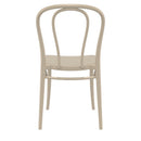 Compamia Victor Resin Outdoor Chair Black/Dark Gray/Taupe/Olive Green/White - Set of 2