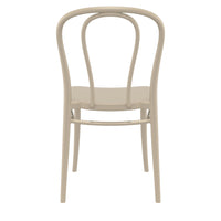 Compamia Victor Resin Outdoor Chair Black/Dark Gray/Taupe/Olive Green/White - Set of 2