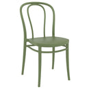 Compamia Victor Resin Outdoor Chair Black/Dark Gray/Taupe/Olive Green/White - Set of 2