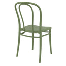 Compamia Victor Resin Outdoor Chair Black/Dark Gray/Taupe/Olive Green/White - Set of 2