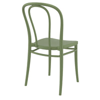 Compamia Victor Resin Outdoor Chair Black/Dark Gray/Taupe/Olive Green/White - Set of 2