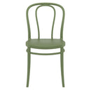 Compamia Victor Resin Outdoor Chair Black/Dark Gray/Taupe/Olive Green/White - Set of 2