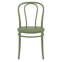 Compamia Victor Resin Outdoor Chair Black/Dark Gray/Taupe/Olive Green/White - Set of 2