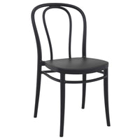 Compamia Victor Patio Dining Set with 4 Chairs in Black/Dark Gray/Taupe/Olive Green/White