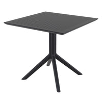 Compamia Victor Patio Dining Set with 4 Chairs in Black/Dark Gray/Taupe/Olive Green/White