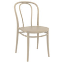 Compamia Victor Patio Dining Set with 4 Chairs in Black/Dark Gray/Taupe/Olive Green/White