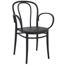 Compamia Victor XL Resin Outdoor Chair Black/Dark Gray/Taupe/Olive Green/White - Set of 2