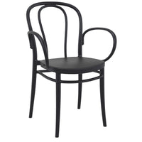 Compamia Victor XL Resin Outdoor Chair Black/Dark Gray/Taupe/Olive Green/White - Set of 2