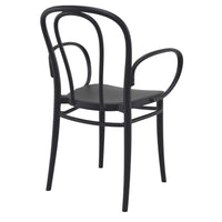 Compamia Victor XL Resin Outdoor Chair Black/Dark Gray/Taupe/Olive Green/White - Set of 2