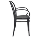 Compamia Victor XL Resin Outdoor Chair Black/Dark Gray/Taupe/Olive Green/White - Set of 2