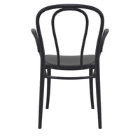 Compamia Victor XL Resin Outdoor Chair Black/Dark Gray/Taupe/Olive Green/White - Set of 2