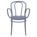 Compamia Victor XL Resin Outdoor Chair Black/Dark Gray/Taupe/Olive Green/White - Set of 2