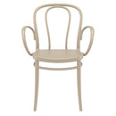 Compamia Victor XL Resin Outdoor Chair Black/Dark Gray/Taupe/Olive Green/White - Set of 2