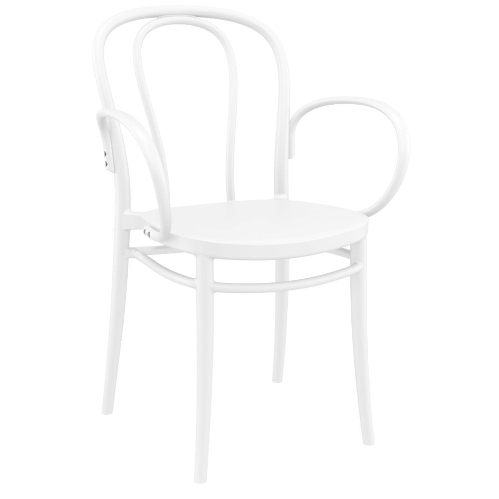 Compamia Victor XL Resin Outdoor Chair Black/Dark Gray/Taupe/Olive Green/White - Set of 2