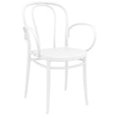 Compamia Victor XL Resin Outdoor Chair Black/Dark Gray/Taupe/Olive Green/White - Set of 2