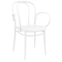 Compamia Victor XL Resin Outdoor Chair Black/Dark Gray/Taupe/Olive Green/White - Set of 2