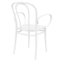 Compamia Victor XL Resin Outdoor Chair Black/Dark Gray/Taupe/Olive Green/White - Set of 2