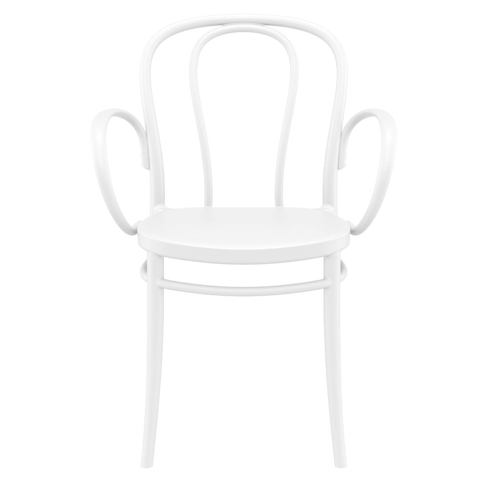 Compamia Victor XL Resin Outdoor Chair Black/Dark Gray/Taupe/Olive Green/White - Set of 2