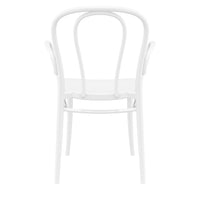 Compamia Victor XL Resin Outdoor Chair Black/Dark Gray/Taupe/Olive Green/White - Set of 2