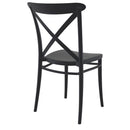 Compamia Cross Resin Outdoor Chair Black/Dark Gray/Taupe/Olive Green/White - Set of 2