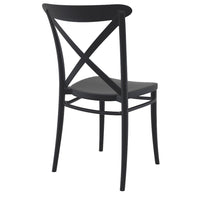 Compamia Cross Resin Outdoor Chair Black/Dark Gray/Taupe/Olive Green/White - Set of 2