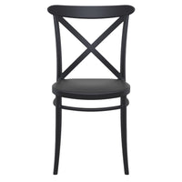 Compamia Cross Resin Outdoor Chair Black/Dark Gray/Taupe/Olive Green/White - Set of 2