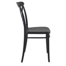 Compamia Cross Resin Outdoor Chair Black/Dark Gray/Taupe/Olive Green/White - Set of 2